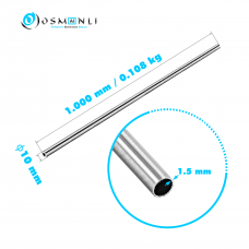 Alüminyum Boru Dış Çap 10mm  Et Kalınlık 1,5 mm